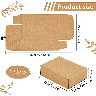 Kraft Paper Mailer Boxes CON-WH0093-09-1