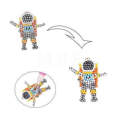 DIY Diamond Painting Stickers Kits For Kids DIY-WH0168-59-1