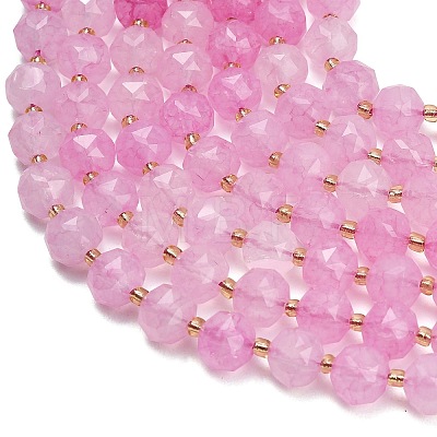 Dyed Imitation Jade Glass Beads Strands GL-Z001-02A-05-1