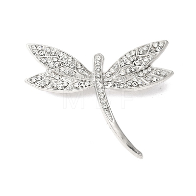 Dragonfly Alloy Brooches for Backpack Clothes JEWB-M067-10P-1