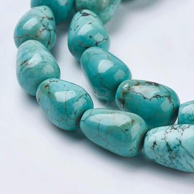 Natural Magnesite Beads Strands TURQ-K003-18-1