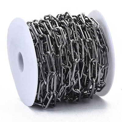 Unwelded Iron Paperclip Chains CH-S125-14A-01-1