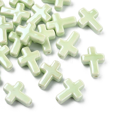 20Pcs Handmade Porcelain Beads PORC-YW0001-33D-1