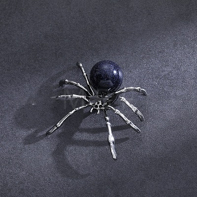 Synthetic Blue Goldstone Halloween Home Party Decorations PW-WG79695-08-1