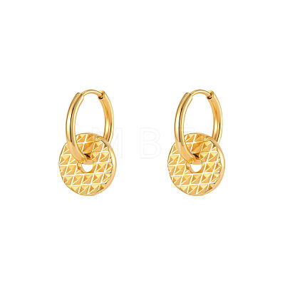304 Stainless Steel Hoop Dangle Earrings for Women AF5026-5-1