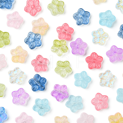 30Pcs Baking Paint Glass Beads GLAA-FS0001-97E-1