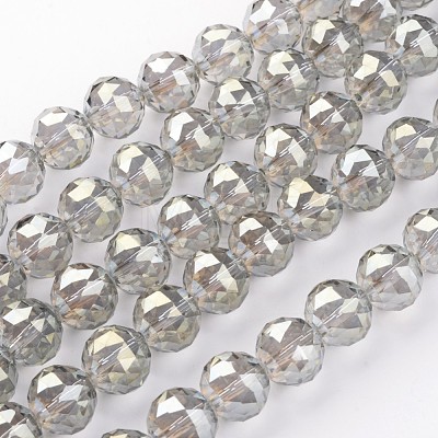 Electroplate Glass Bead Strands EGLA-J140-FR04-14mm-1