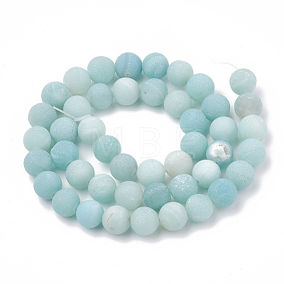 Natural Amazonite Beads Strands LS-G-T106-190-1