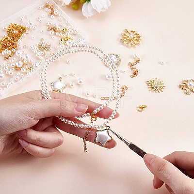 DIY Imitation Pendant Necklace Making Kit DIY-SZ0009-24-1