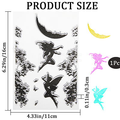 Clear Silicone Stamps DIY-WH0504-70A-1