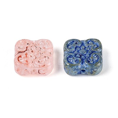 Picasso Baking Paint Glass Beads DGLA-T004-59M-1