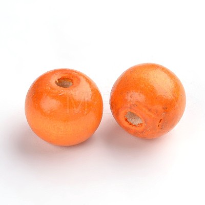 Natural Maple Wood Beads X-TB20mmY-4-1