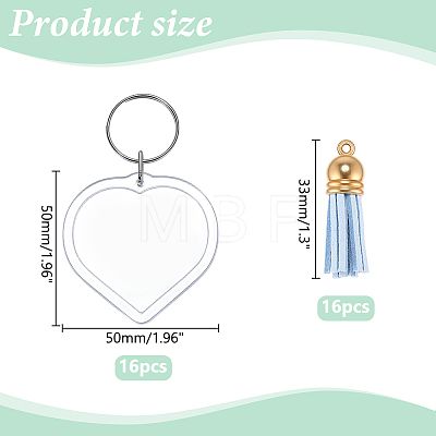 DIY Keychain Making Kits DIY-WR0005-44-1