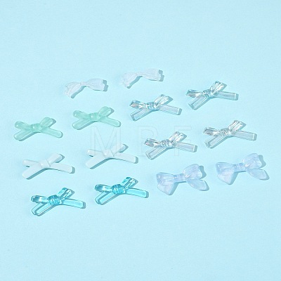 70Pcs 7 Styles Opaque & Transparent Acrylic Beads MACR-FS0002-13-1