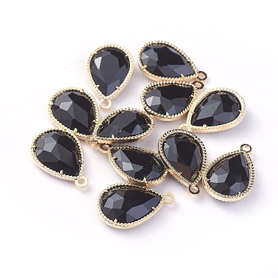 Glass Pendants GLAA-A037-G-13KC-1