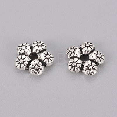 Tibetan Style Alloy Spacer Beads LF10889Y-1