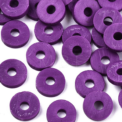 Handmade Polymer Clay Beads LS-CLAY-Q251-4.0mm-99-1