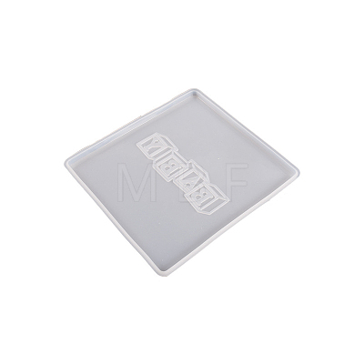 DIY Silicone Square Coaster Molds for Baby Shower SIMO-PW0014-07C-1