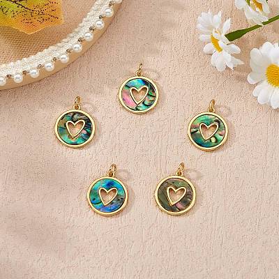 Real 18K Gold Plated Brass Pendants FIND-SZ0002-54B-1