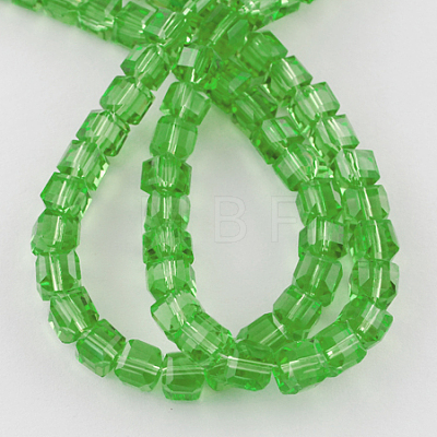 Glass Bead Strands GLAA-R041-6x6mm-13-1