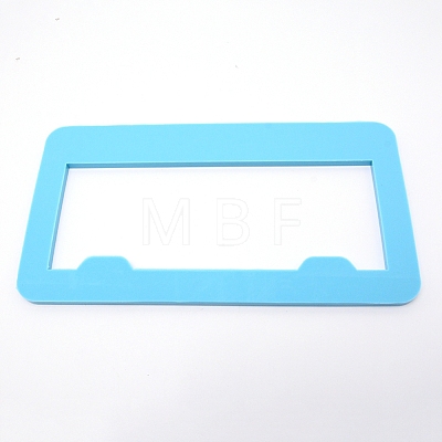 License Plate Frame Epoxy Resin Molds DIY-WH0181-70-1