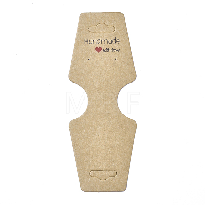 Cardboard Fold Over Paper Display Hanging Cards CDIS-E007-14-1