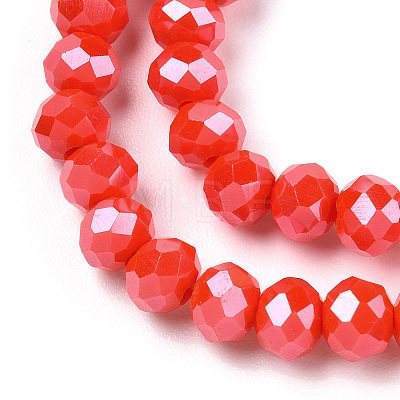 Electroplate Glass Beads Strands EGLA-A034-P3mm-A10-1