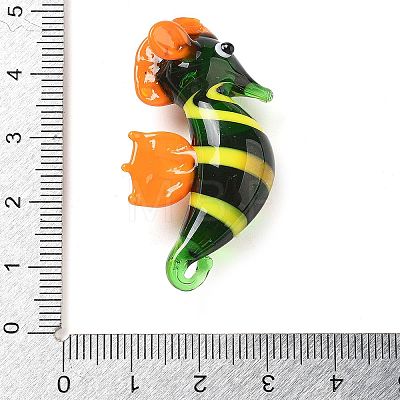 Handmade Lampwork Pendants LAMP-A004-02I-1