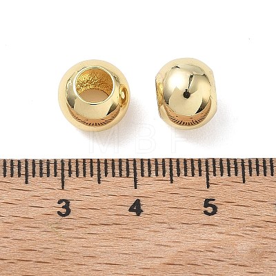 Brass European Beads KK-L268-002G-1
