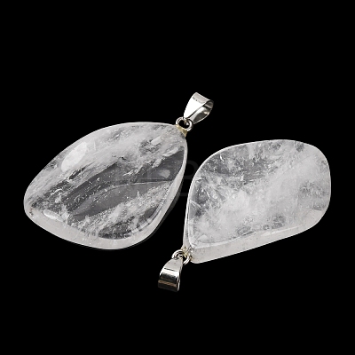 Natural Quartz Crystal Pendants GG-K002-05O-1