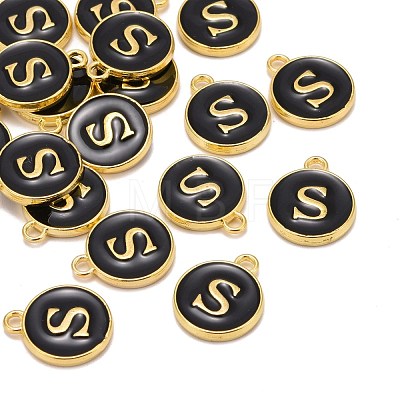 Golden Plated Alloy Charms ENAM-S118-02S-1