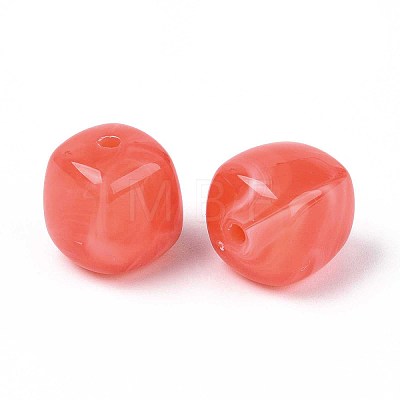 Opaque Acrylic Beads OACR-ZX006-33E-1