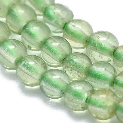 Natural Green Apatite Beads Strands G-A177-04-05-1
