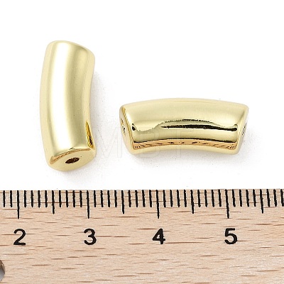 Rack Plating Brass Beads KK-E102-21G-1