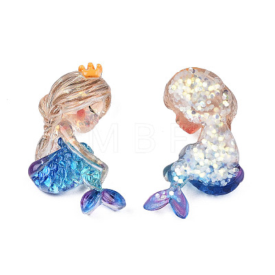 Transparent Resin Cabochons X-CRES-N018-054-1