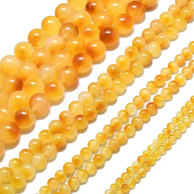 Natural Malaysia Jade Beads Strands G-L645-C01-4mm-27-1