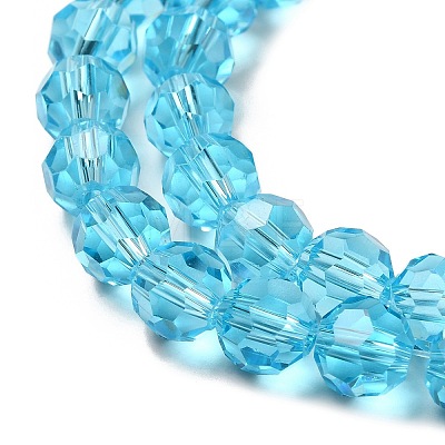 Transparent Glass Beads EGLA-A035-T8mm-D08-1