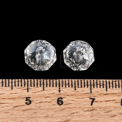 Electroplate Transparent Round Glass Beads GL-CBA6A73-AB01-1