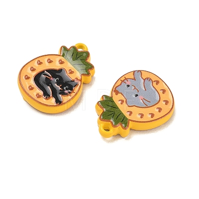 Alloy with Enamel Pendants AL-CBA0DA2-02-1