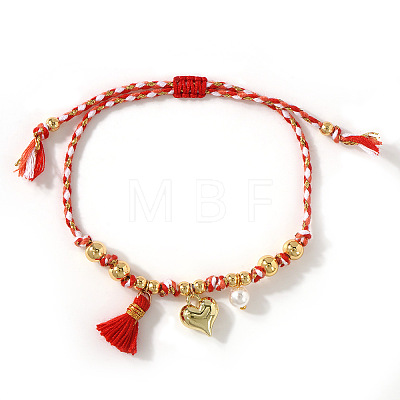 Pride Month Alloy Heart Charm Bracelets YY7958-1-1