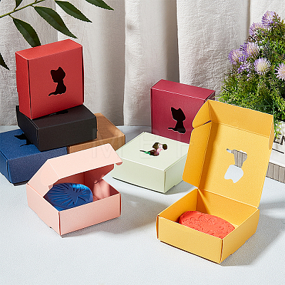 Foldable Kraft Paper Gift Boxes CON-PH0001-76-1
