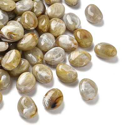 Acrylic Imitation Gemstone Beads MACR-K359-68B-1
