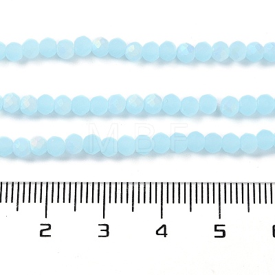 Imitation Jade Glass Beads Strands X1-EGLA-A034-J3mm-MB04-1