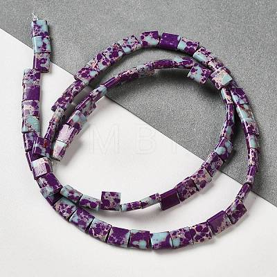 Synthetic Imperial Jasper Beads Strands G-F762-A04-01-1