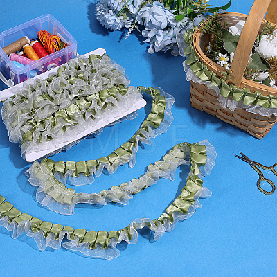 1Pc Polyester Ruffled Trimming DIY-ME0003-35C-1