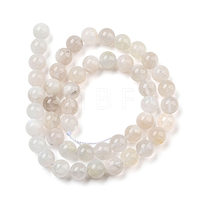Natural Rainbow Moonstone Beads Strands G-N328-024-8mm-AB-1
