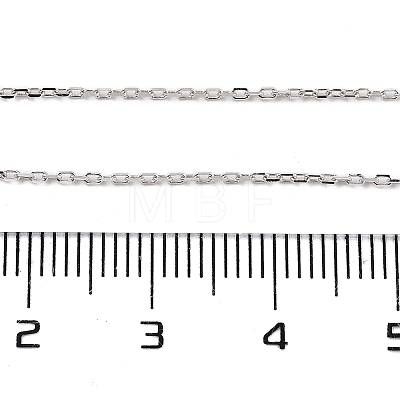 925 Sterling Silver Paperclip Chains STER-P064-04S-1