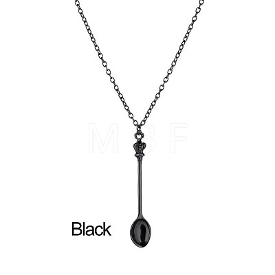 Teaspoon Alloy Pendant Necklaces for Women FS-WG6242D-01-1