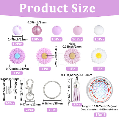 DIY Keychain Making Kits DIY-PA0001-89C-1