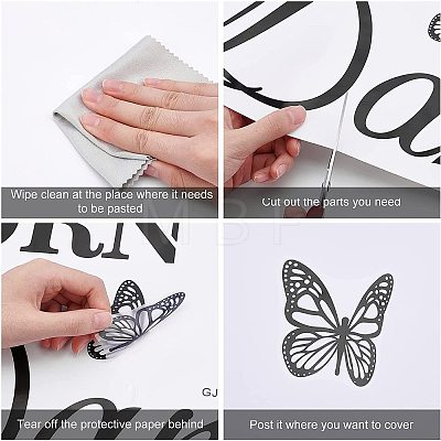 PVC Wall Stickers DIY-WH0228-197-1